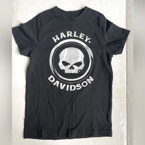 Harley-Davidson Black Skull Kids Tee